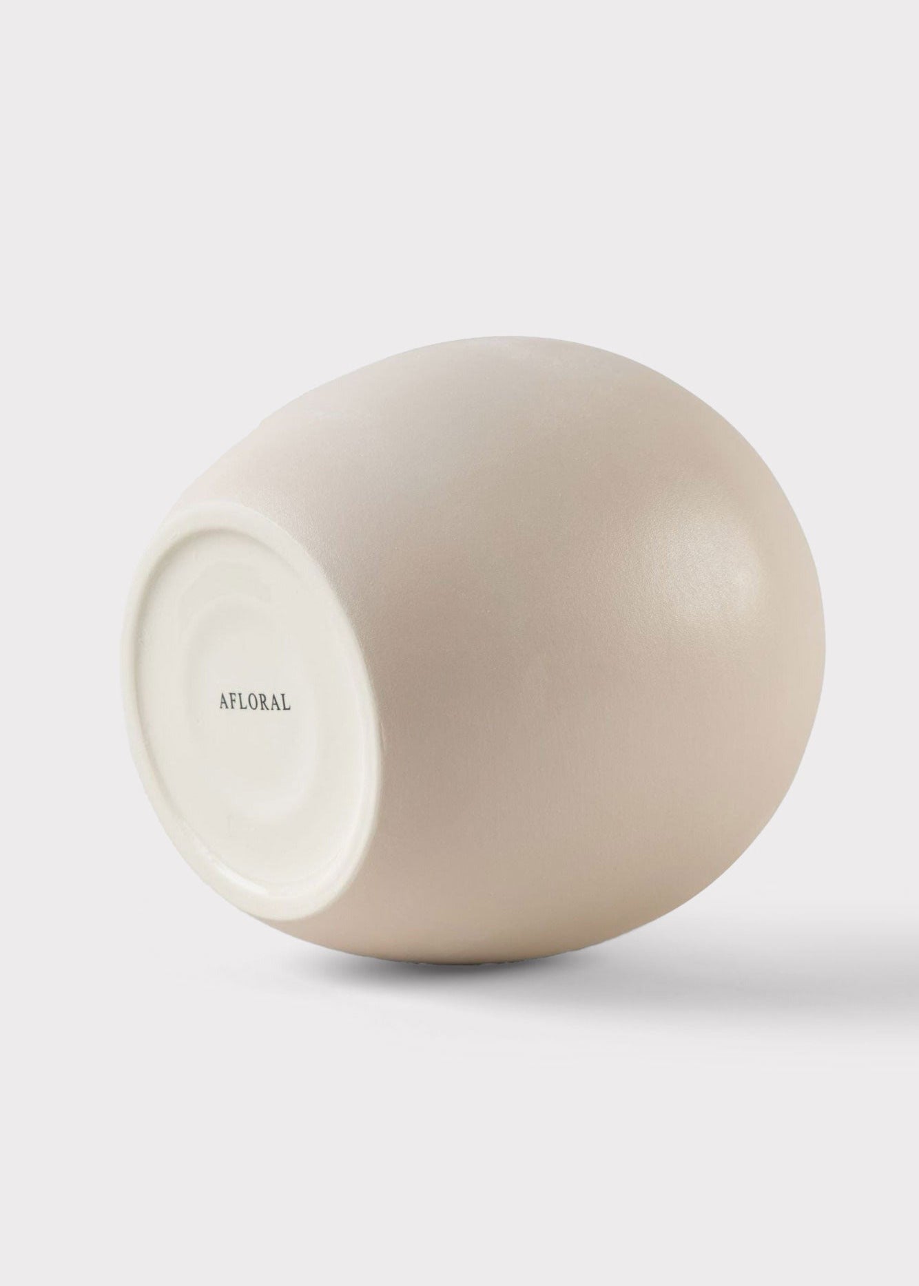 AfloralTM Large Vase in Matte Bailey Cream - 10.75"