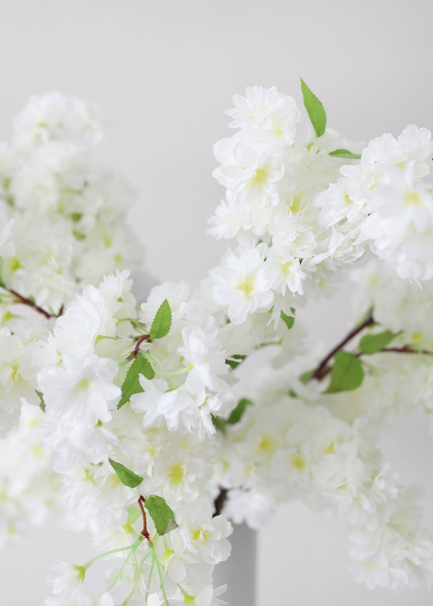 Artificial Spring Cherry Blossoms in Cream - 40"
