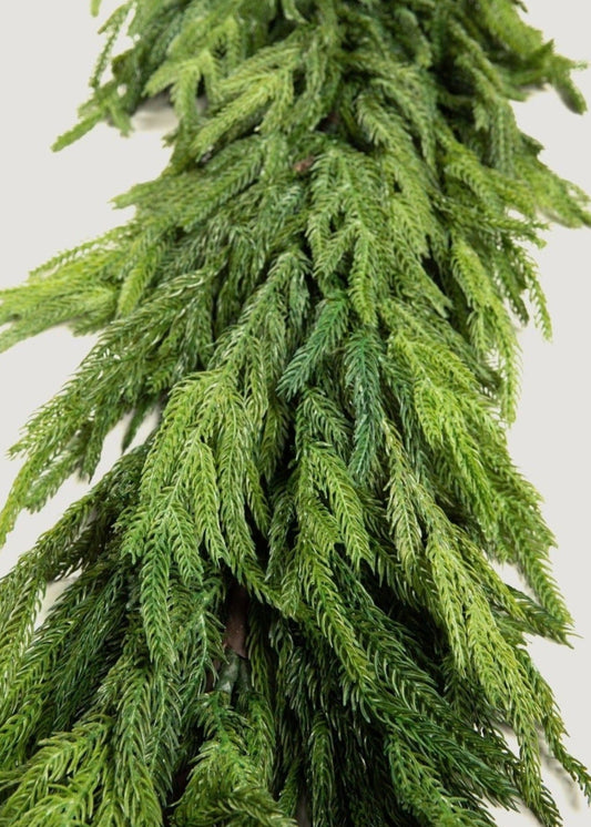AfloralTM Real Touch Deluxe Norfolk Pine Garland - 96"