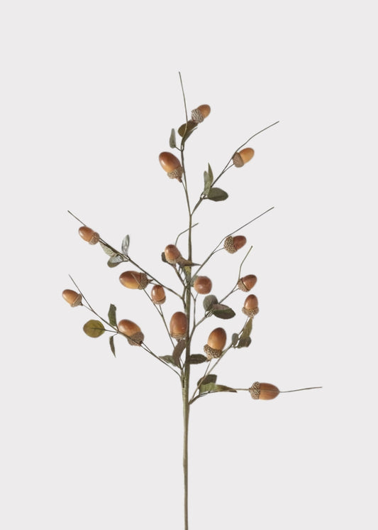 Artificial Acorn Fall Branch - 27"