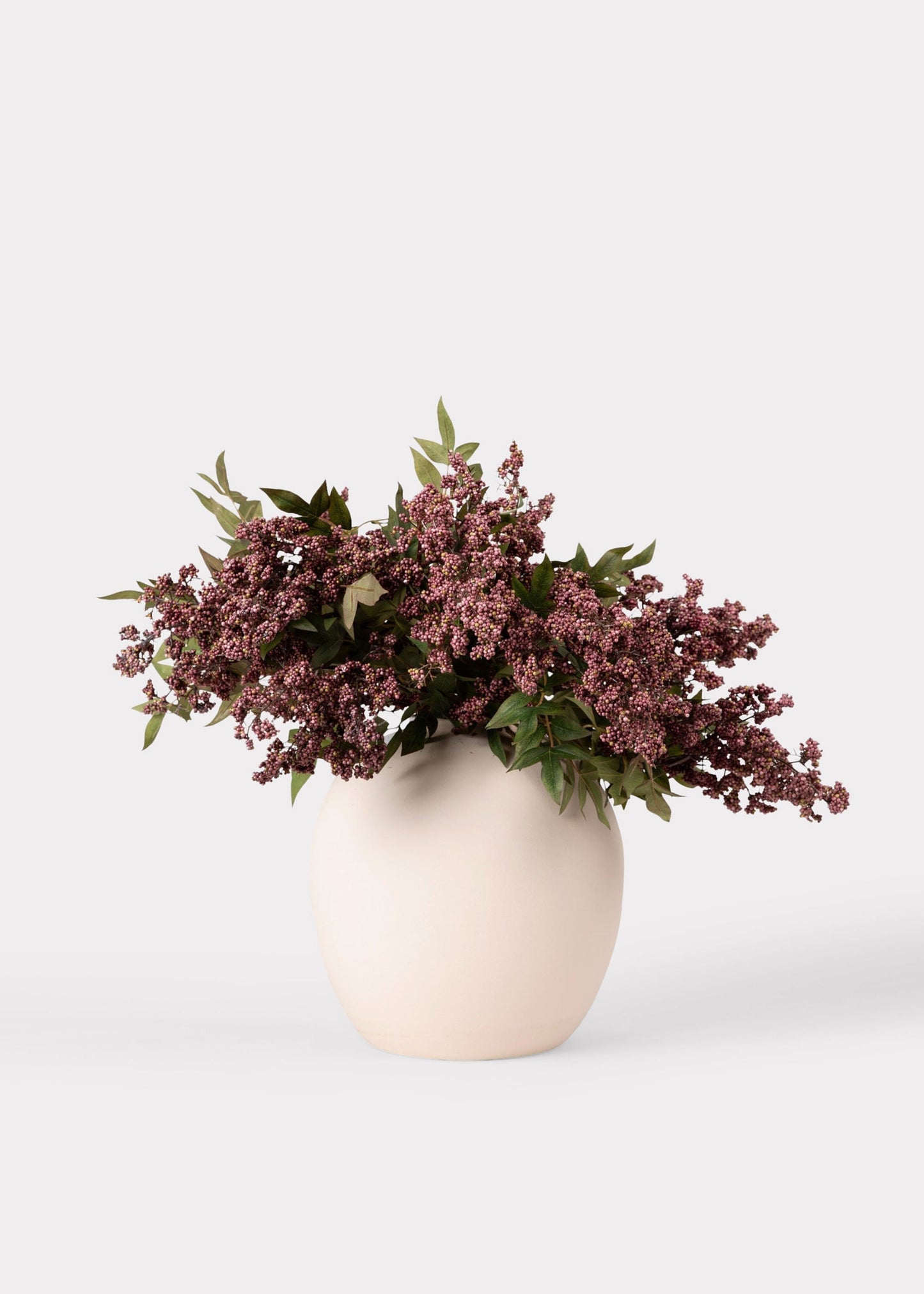 AfloralTM Large Vase in Matte Bailey Cream - 10.75"