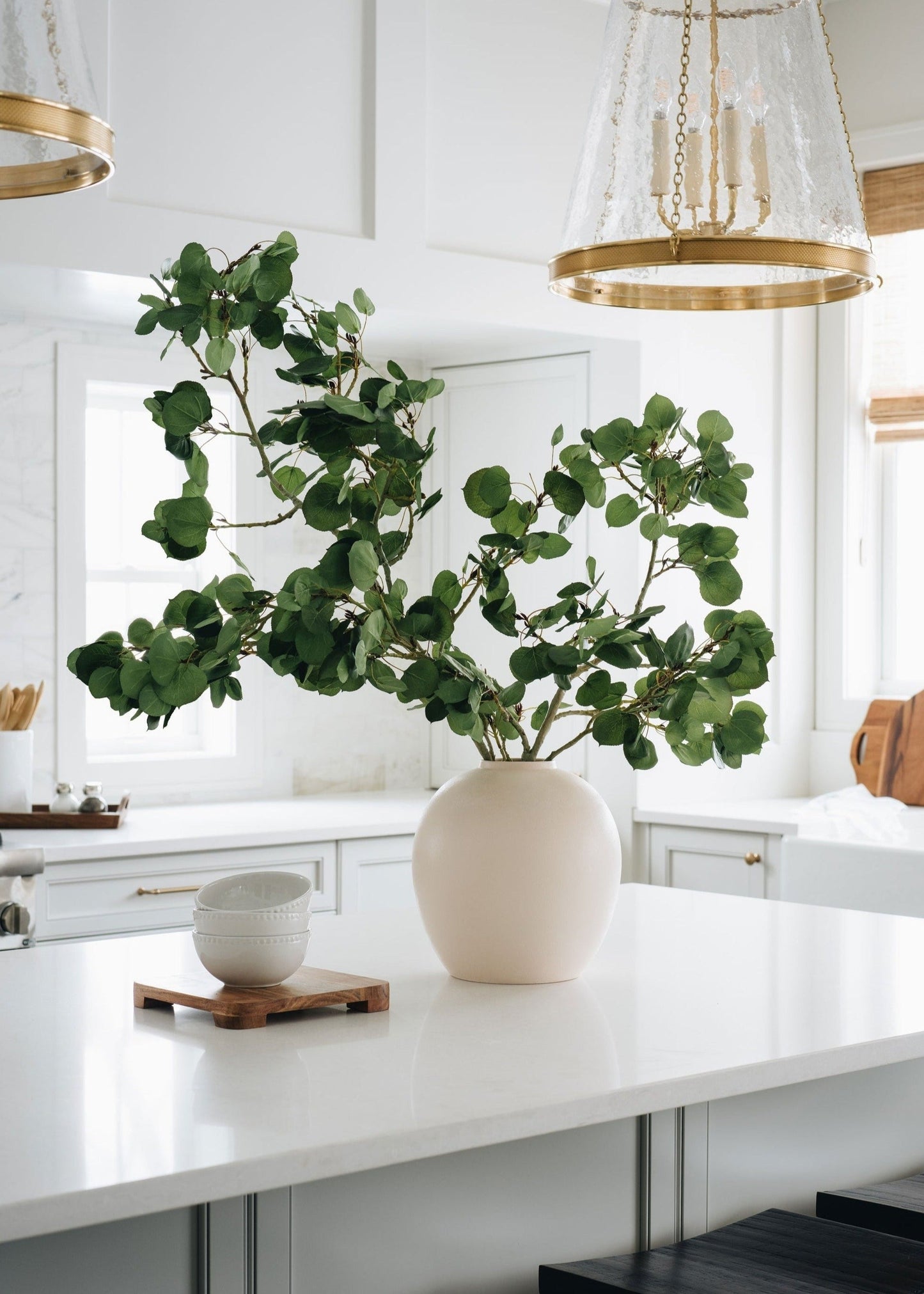 AfloralTM Large Vase in Matte Bailey Cream - 10.75"