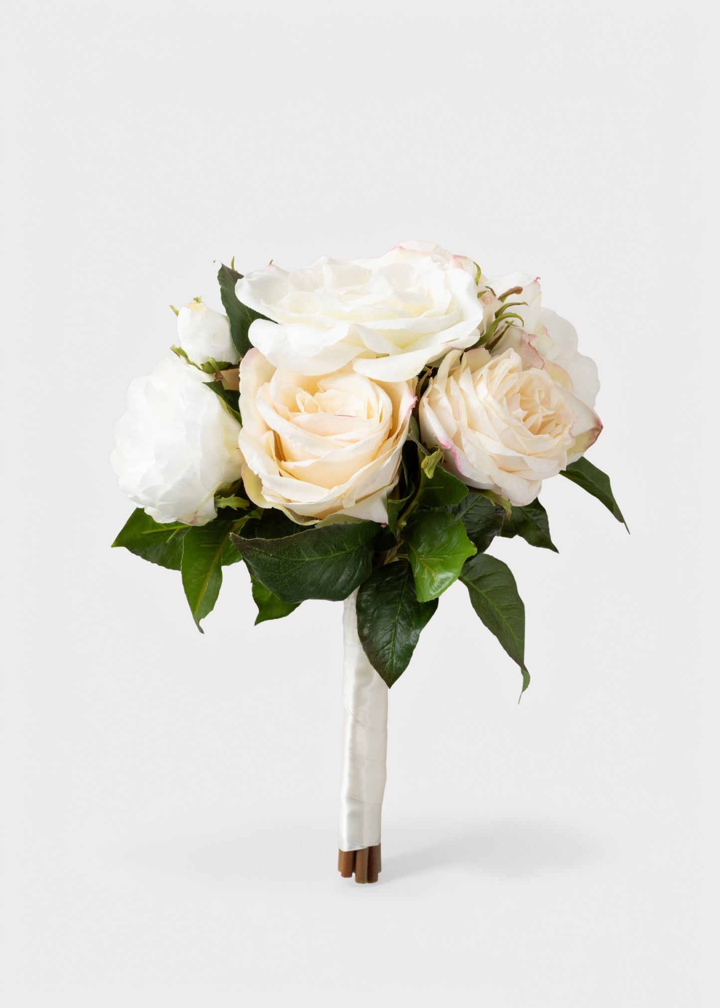 Destination Wedding Bouquet of Cream Roses - 13"