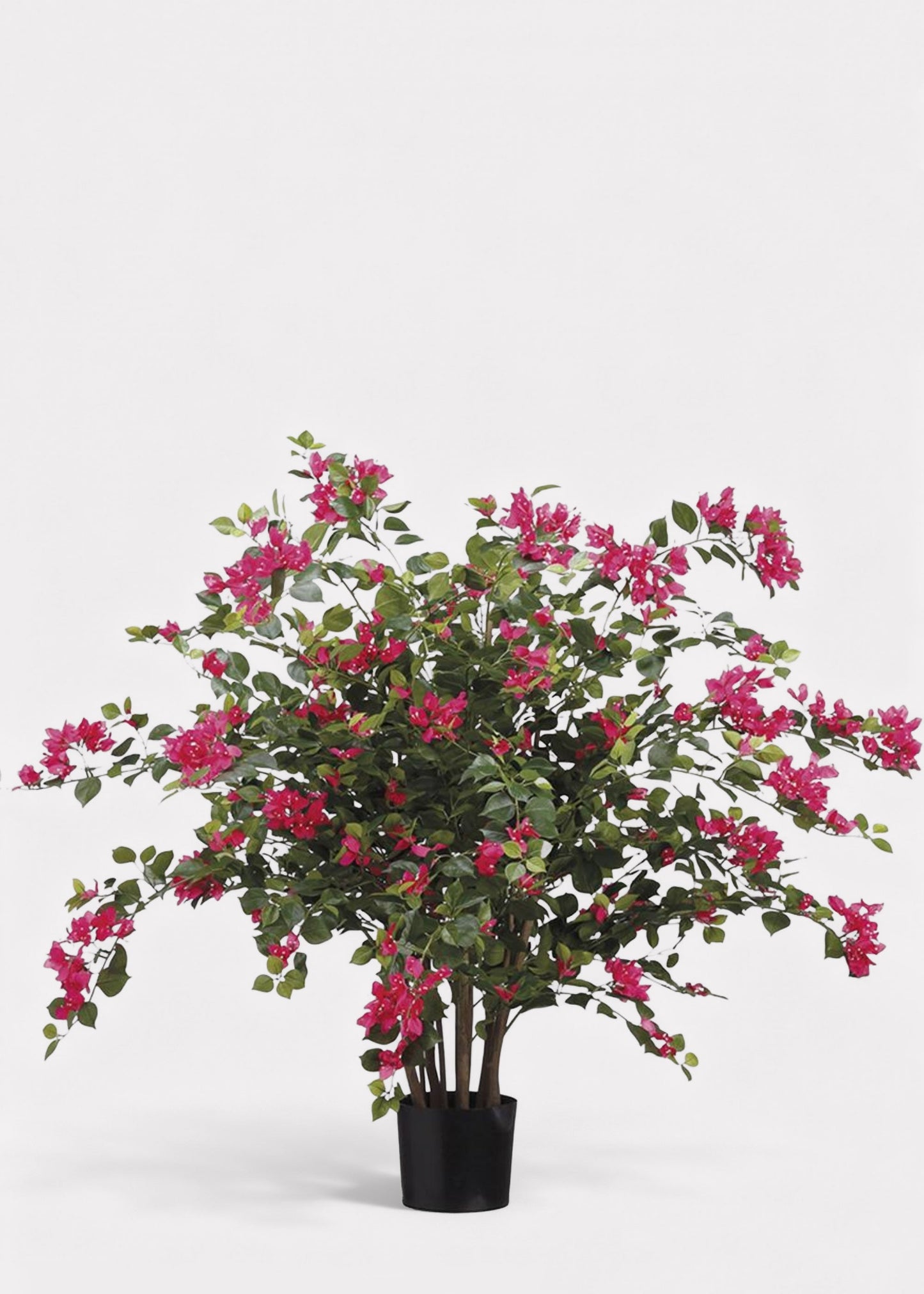 Pack of 2 Fake Blooming Bougainvillea Potted Patio Arrangement - 39"