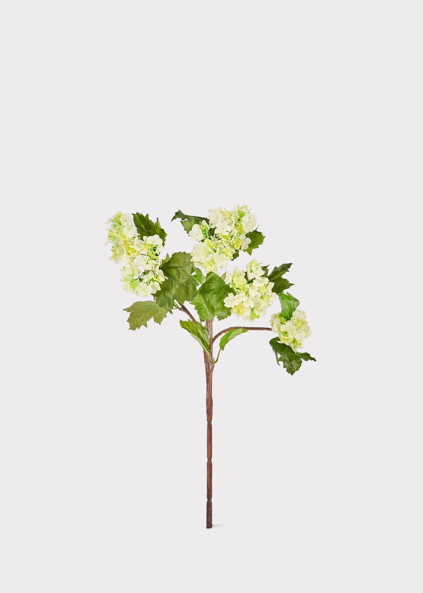 Green Artificial Snowball Flowers - 17"