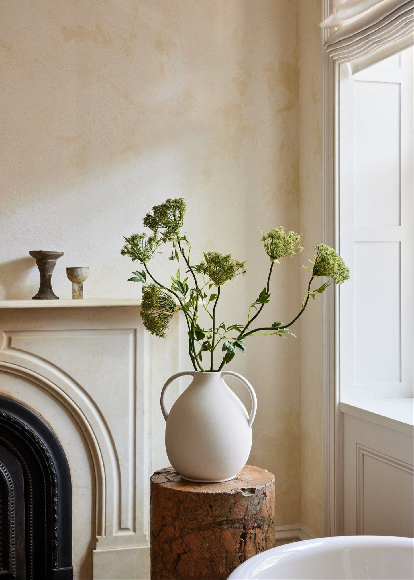 AfloralTM Clay Jug Vase - 14"