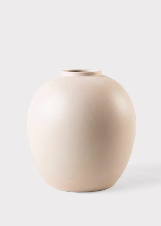 AfloralTM Large Vase in Matte Bailey Cream - 10.75"