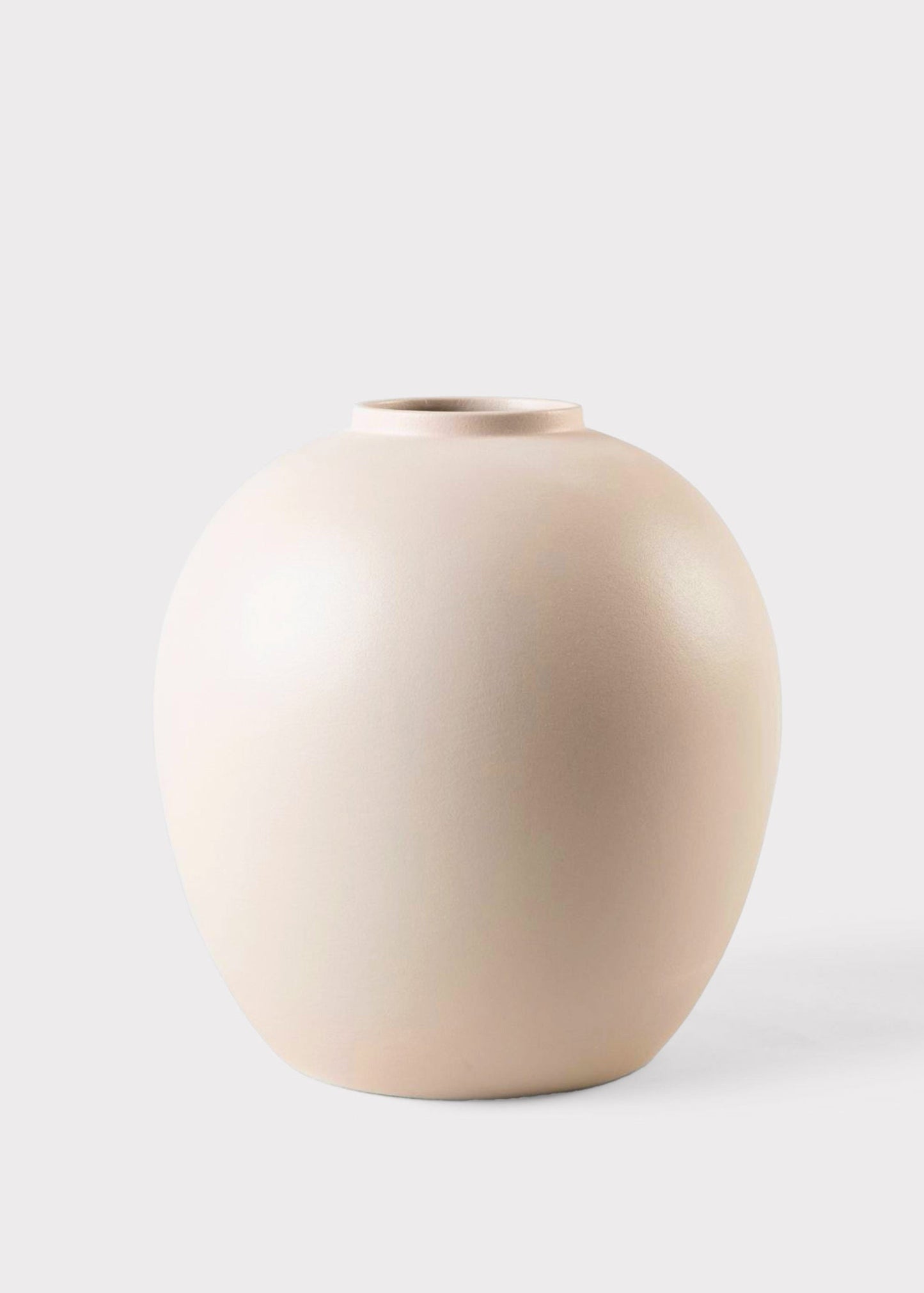 AfloralTM Large Vase in Matte Bailey Cream - 10.75"