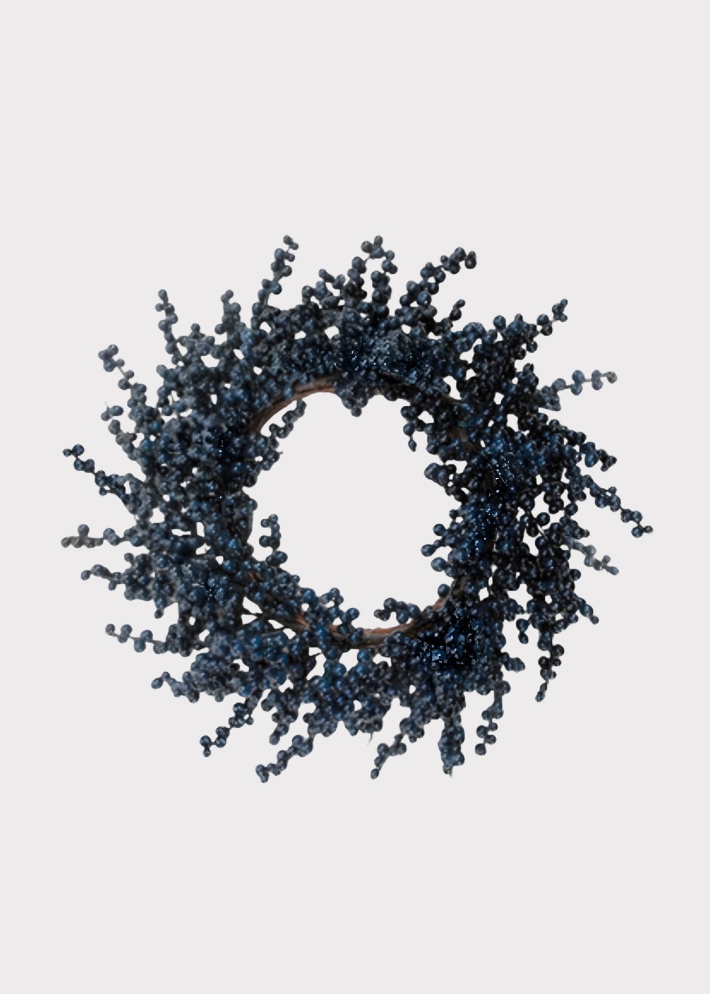 Burst of Blue Holiday Berry Wreath - 20"