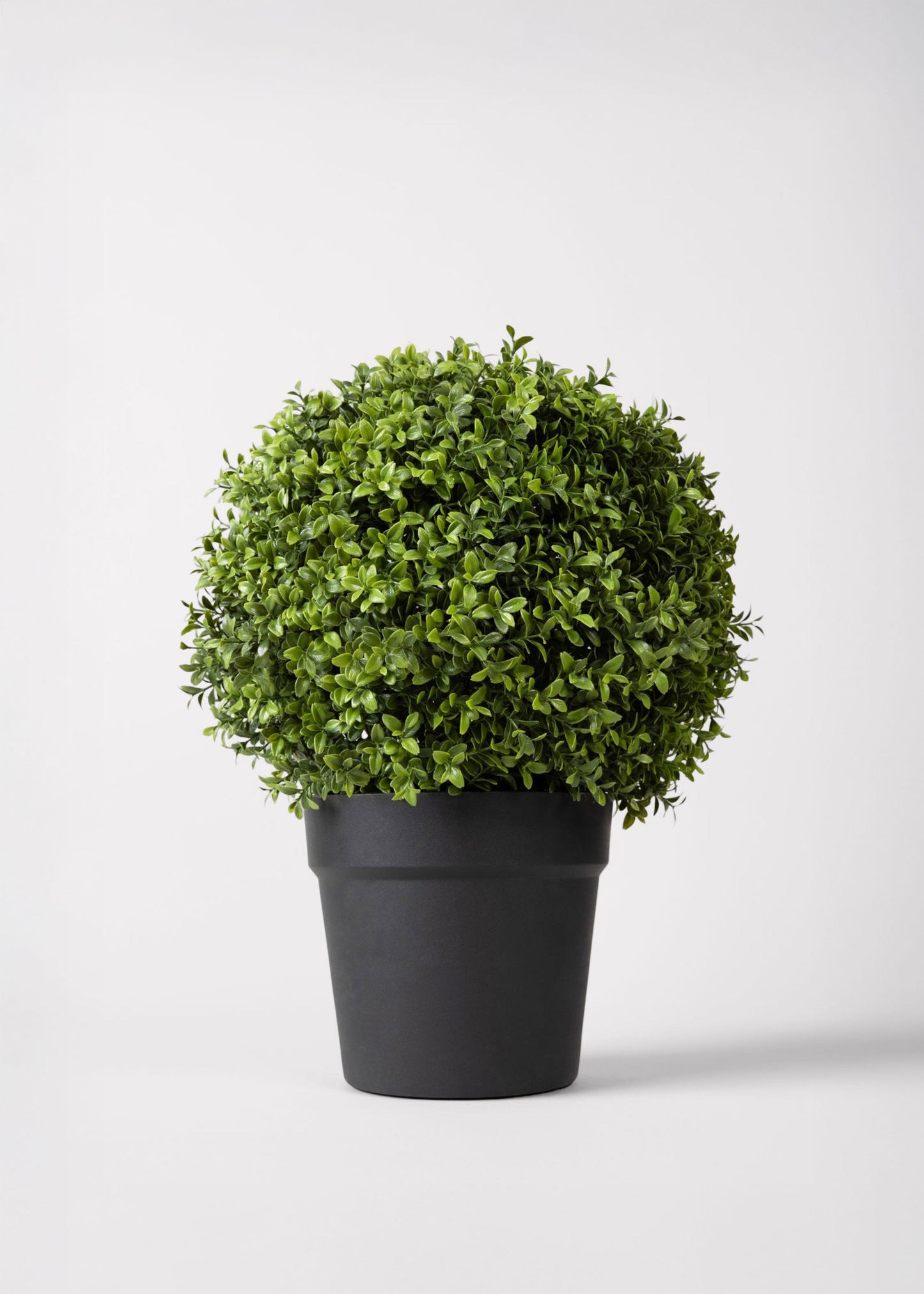 UV Treated Outdoor Boxwood Topiary Fake Plant in Pot - 22"