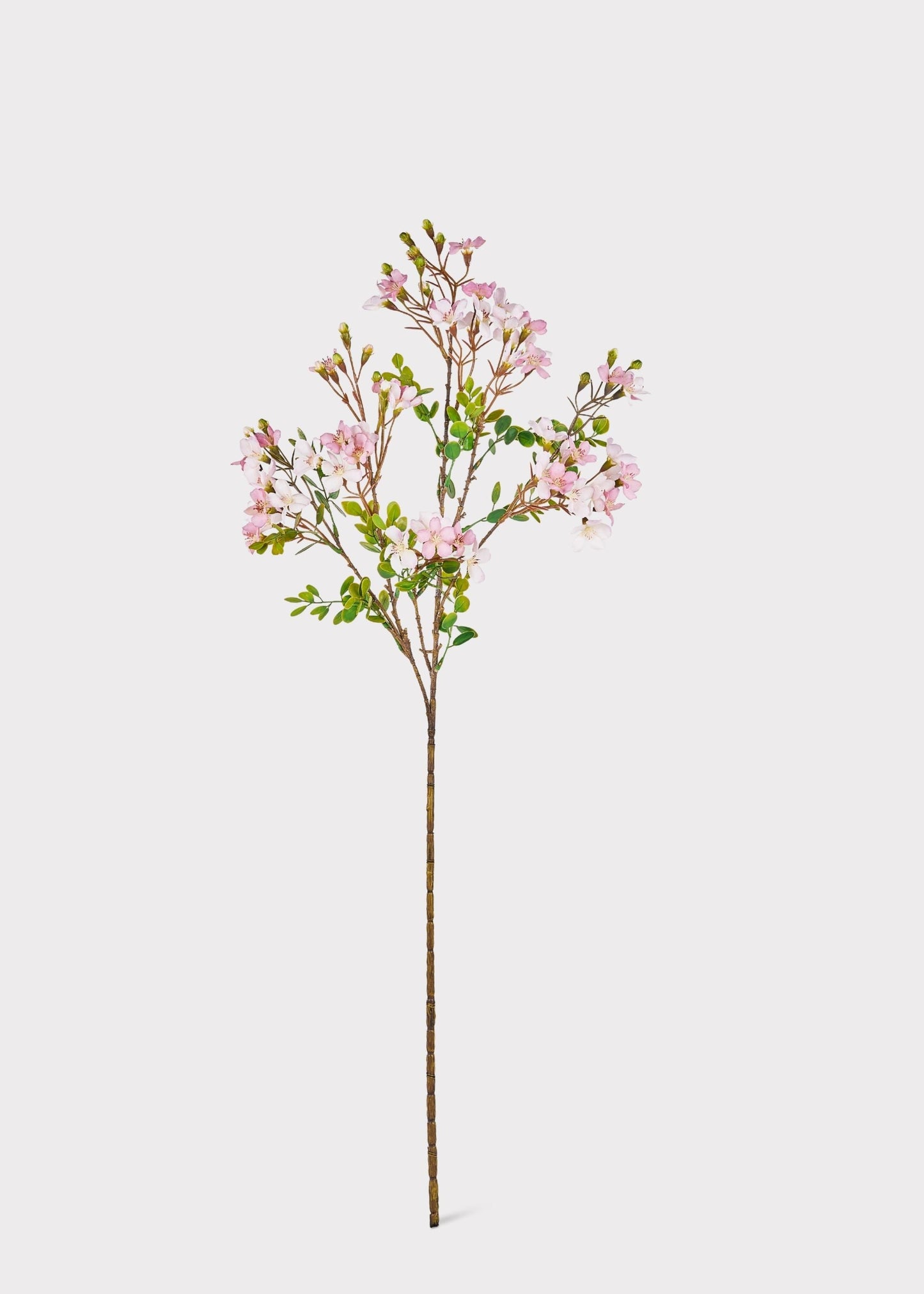Artificial Blossom Flower Branch in Pale Pink - 33.5"